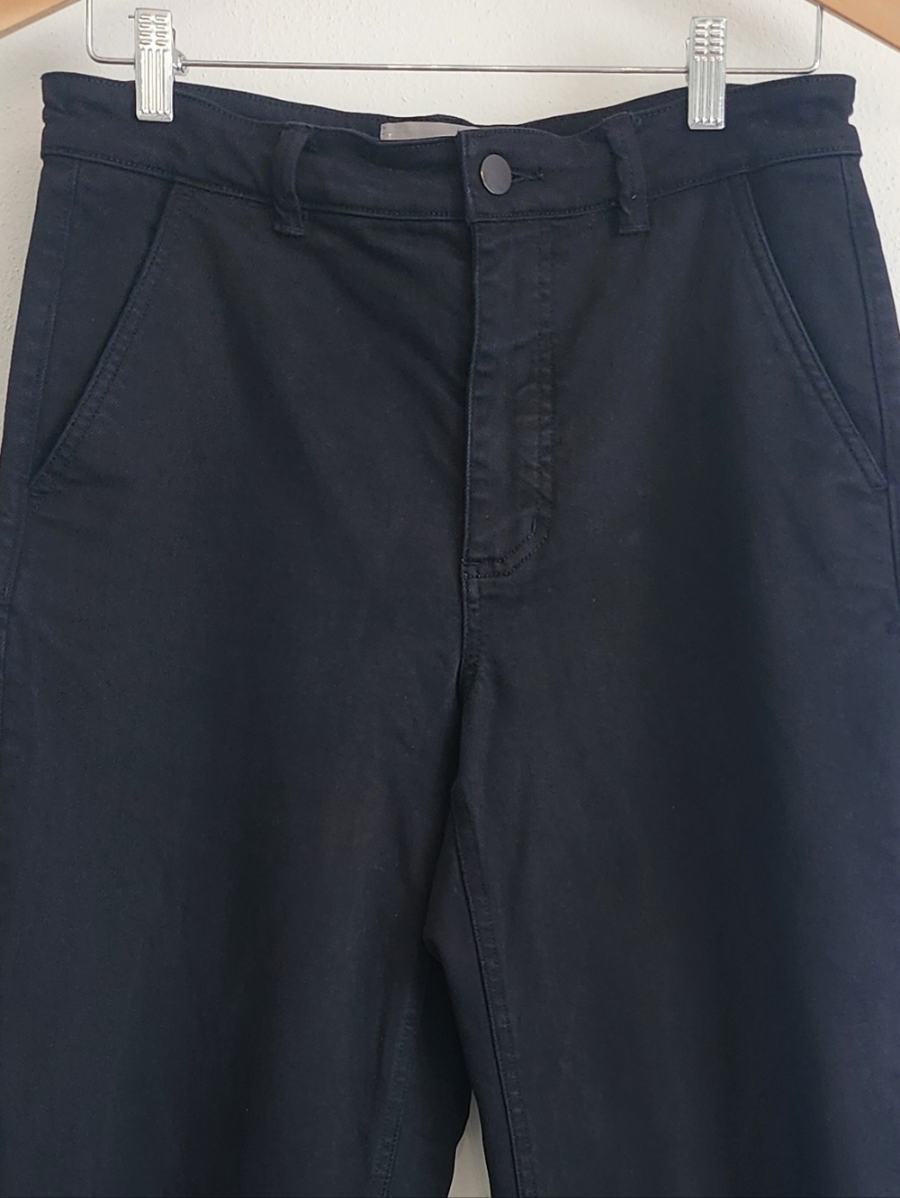 Everlane Cropped Straight Leg Pant Size 6 Short Black | Minimalist Quiet Luxury - Picture 4 of 13